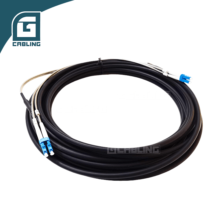 Gcabling lc to lc fiber patch cord armored fiber optic patch cord armoured fiber patch cord - Gcabling