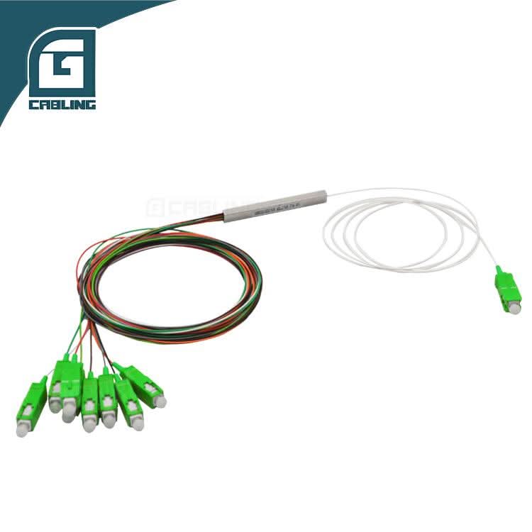 Gcabling 1x8 plc splitter china Micro-tube optical splitter manufacturers - Gcabling