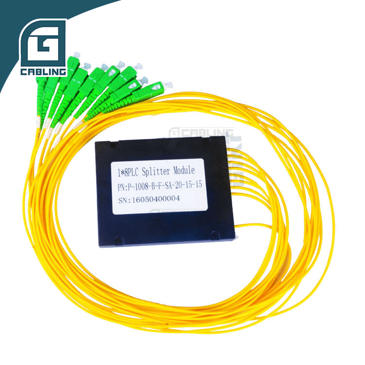 Gcabling 1×8 bare plc splitter what is plc splitter - Gcabling