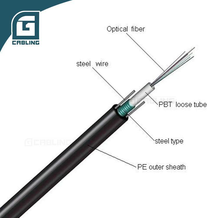 Gcabling exterior fiber optic cable fiber optic displayport cable GYXTW 6fiber G652D per kilometer - Gcabling