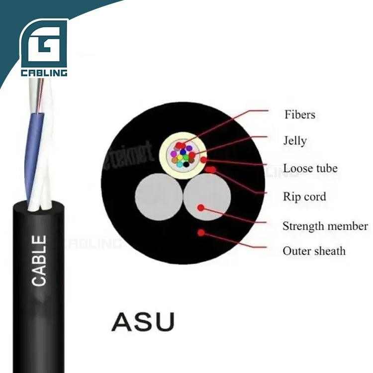 Gcabling underground fiber optic cable installation standards IEC 60794 Mini ADSS 12-fiber per kilometer - Gcabling
