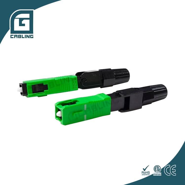 Gcabling SC APC UPC connectors of optical fiber SM fiber optic connector types - Gcabling