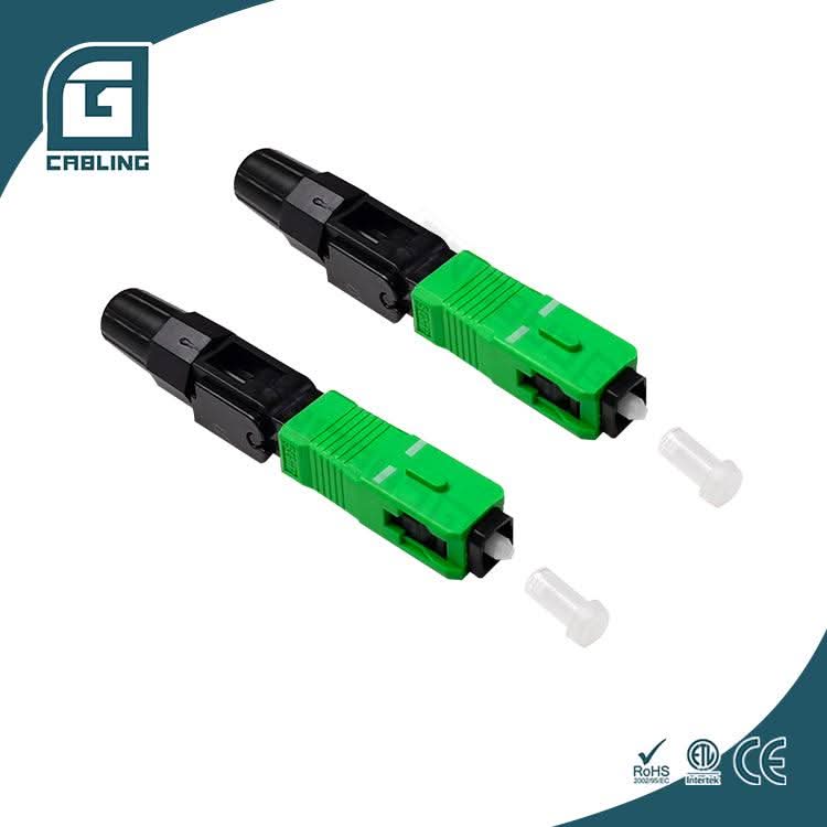Gcabling SC APC UPC connectors of optical fiber SM fiber optic connector types - Gcabling