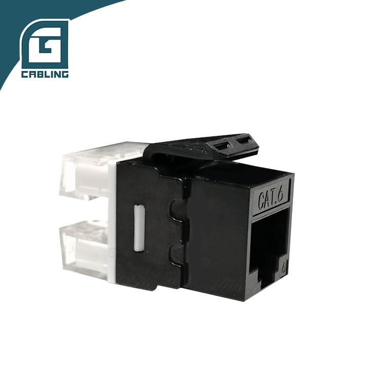 Gcabling 180 Degree Cat6 UTP shielded keystone jack network rj45 - Gcabling