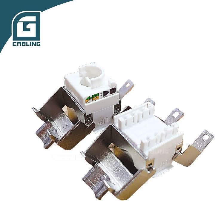 Gcabling jack keystone rj45 Cat 6 keystone jack Shielded Toolless Network Jack - Gcabling