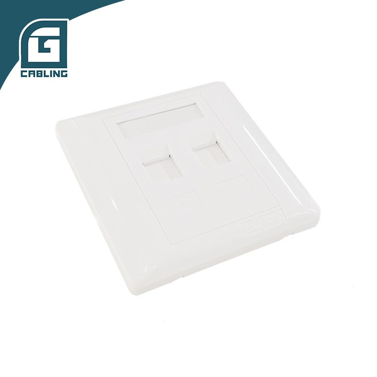 Face Plate 2port UK Type