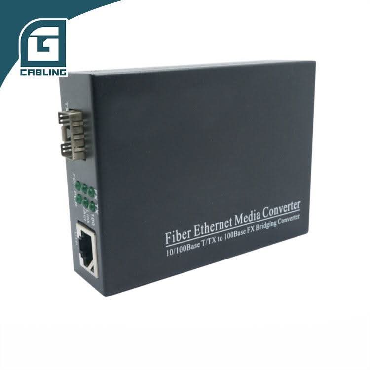 Gcabling 10/100/1000Mbps Fiber Converter with SFP Fiber Media Converter - Gcabling