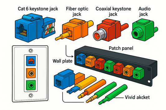 What is a Keystone Jack? — Simple Guide for Networking & FTTH