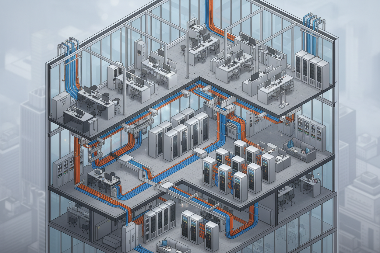 Hybrid Copper-Fibre Solutions for Smart Buildings: A Cabling ...