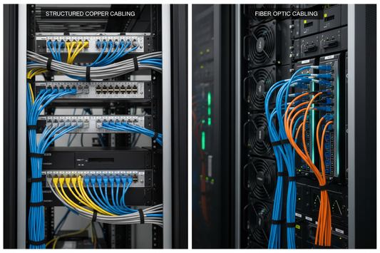 Structured Cabling vs Fiber Optic Cabling: What’s the Difference?