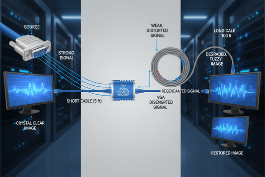 Why VGA Fails Over Long Distance and How to Improve Signal