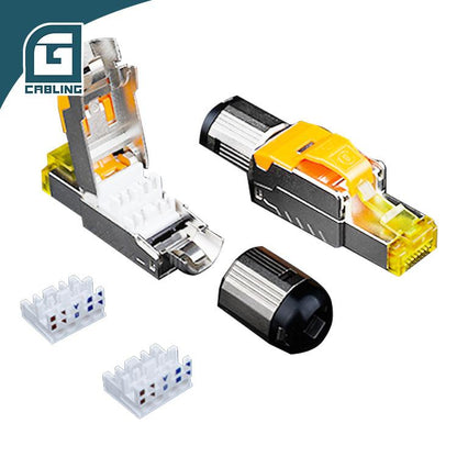 Gcabling Cat 8 rj45 toolless rj45 connector 8p8c rj45 ethernet Connector - Gcabling