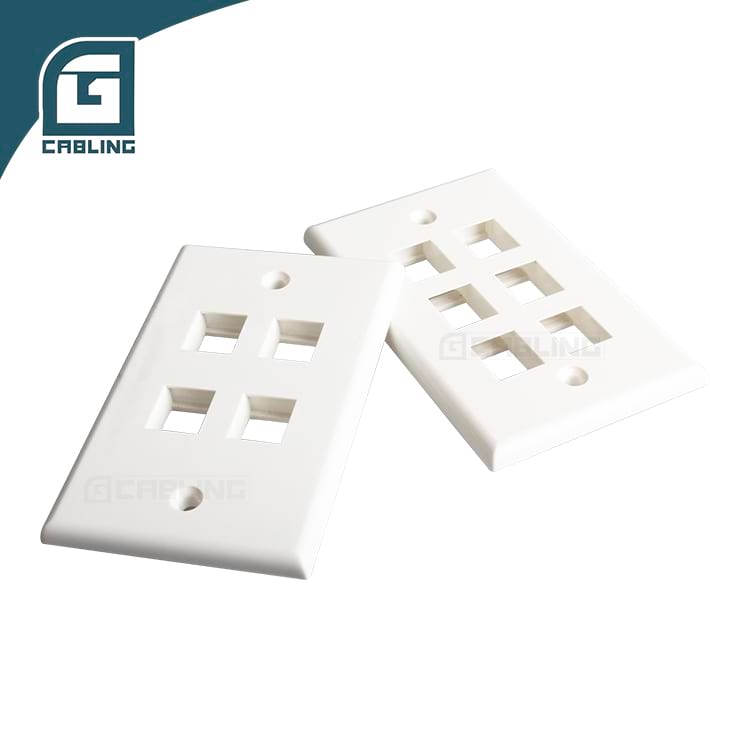 Wall Plate 6 Port