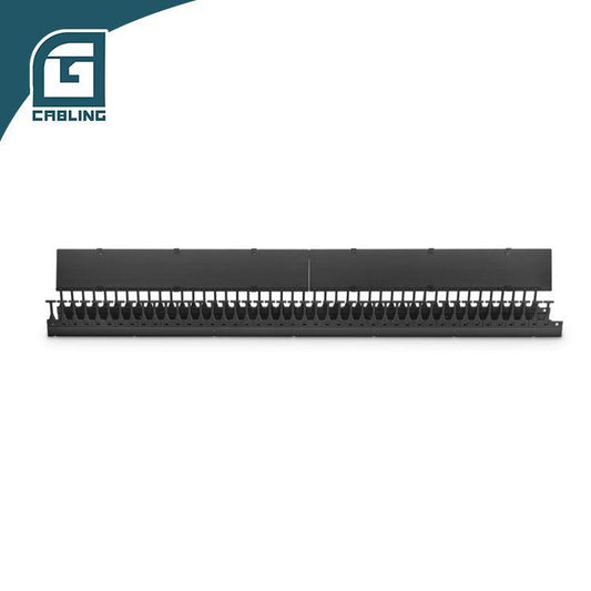 Gcabling Single-side ABS Plastic 45U Vertical cable management shelves with cover - Gcabling