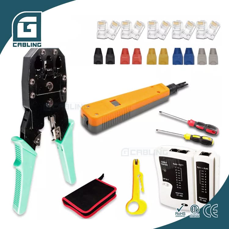 Network cable installation tool kit
Network tool kit with tester
