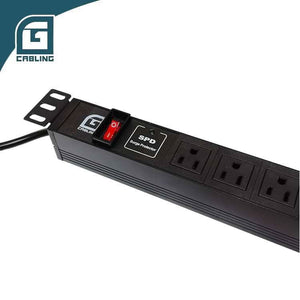 Gcabling 1u-power-distribution-unit rack power distribution unit with USA socket