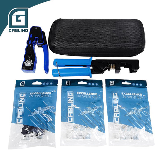 Network tool kit ;ethernet cable crimper kit;rj45 connector cat6