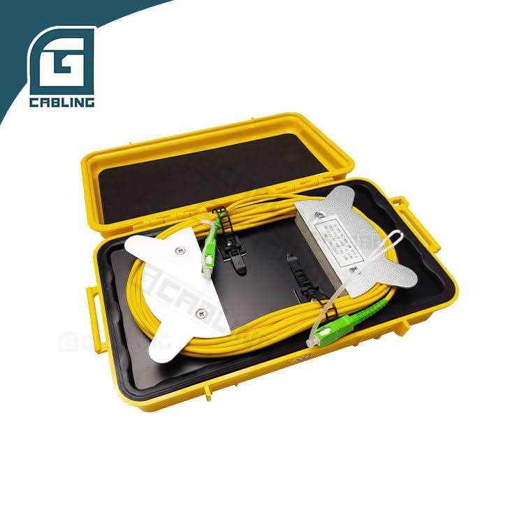 Gcabling fibre optic waterproof test box SC/UPC connector with 1KM fiber wire - Gcabling