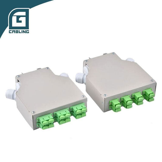 Gcabling 6 Port Fiber Optical Terminal din rail fiber patch panel for SC Duplex - Gcabling