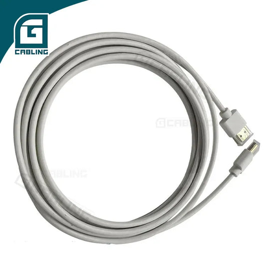 Gcabling Network Communication Pass Test Extra Slim Male to Male 32awg White HDMI 