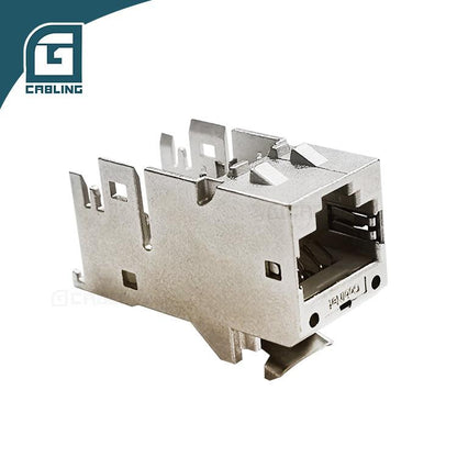 Gcabling Cat6a keystone jack 90 Degree Zinc Alloy Toolless keystone jack - Gcabling