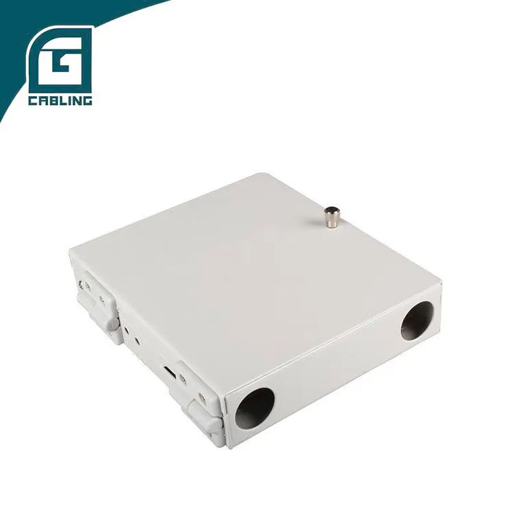 Gcabling Gray Fiber distribution box metal 8-port for SC simplex adaptor