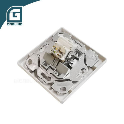 Dual flex outlet plate