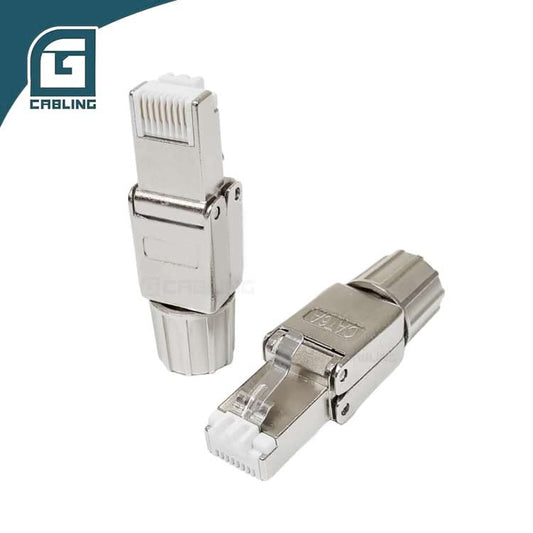 Cat6 Cat6A Network 8P8C RJ45 Plug Toolless FTP