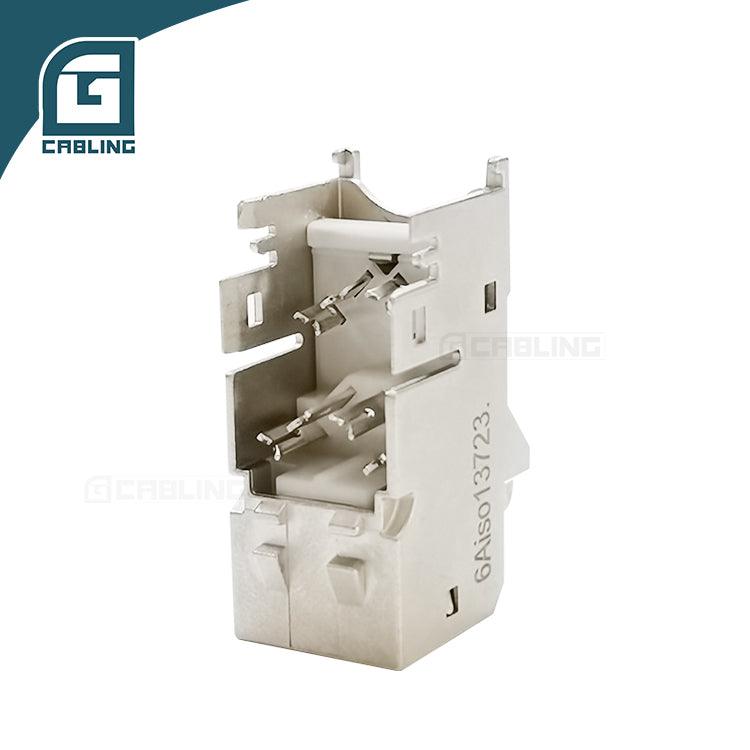 Gcabling Cat6a keystone jack 90 Degree Zinc Alloy Toolless keystone jack - Gcabling