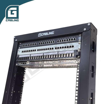 Gcabling 19 inch server rack shelves 33U 42U 600mm Width 2 Pole - Gcabling