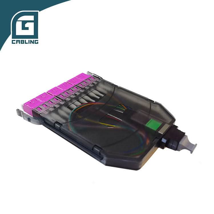Gcabling 12 Core mpo to lc patch panel odf patch panel mpo fiber patch panel - Gcabling