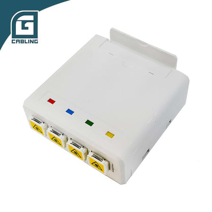 4 Port box fiber optic 