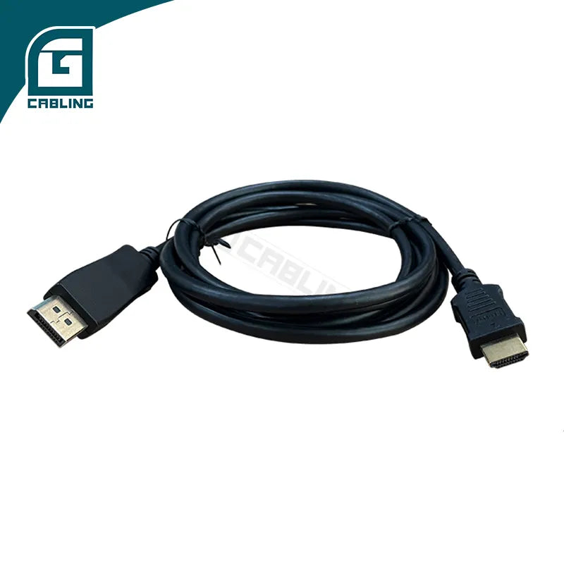  DP to HDMI Cable DisplayPort 1.2 Male to HDMI 1.4 Male Cable Patch Cord