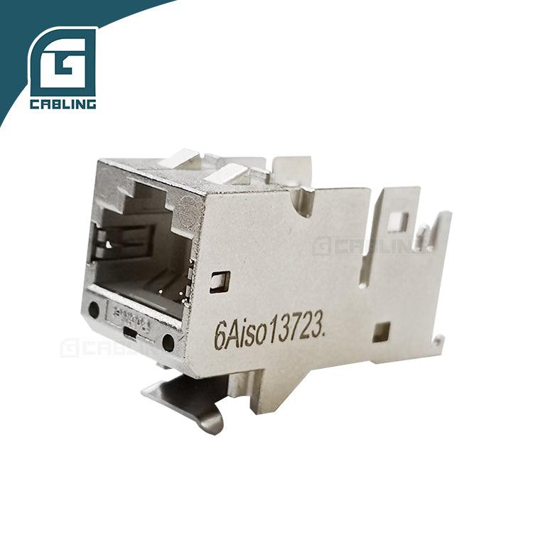 Gcabling Cat6a keystone jack 90 Degree Zinc Alloy Toolless keystone jack - Gcabling