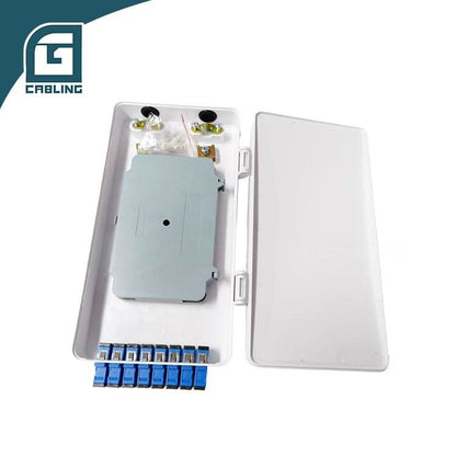 Gcabling 8port ftth termination box White ABS optical box - Gcabling