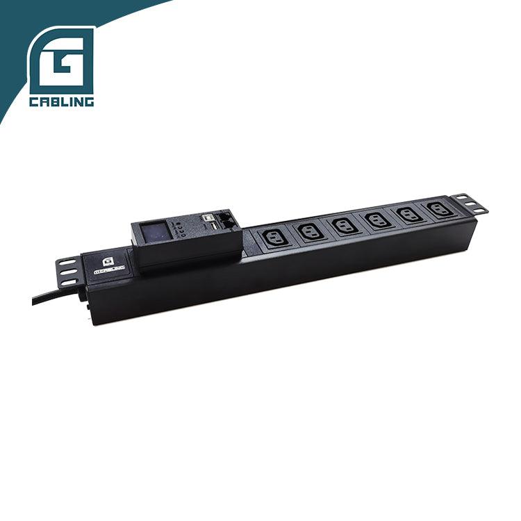Gcabling intelligent power distribution units 1.5U 6 Port C13 PDU 19 rack power distribution unit - Gcabling
