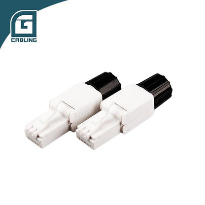 Gcabling CAT 6A toolless rj45 connectors Cat6A 8P8C Network Modular Plug - Gcabling