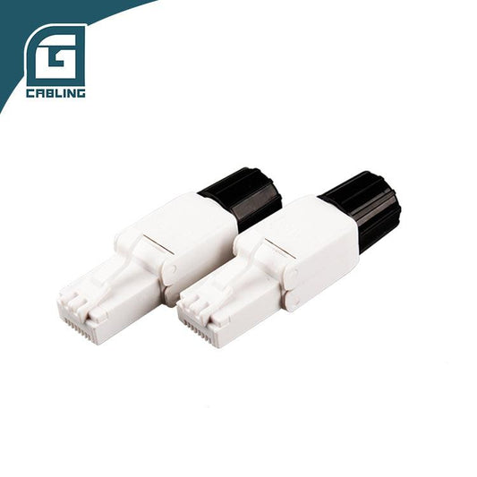 Gcabling CAT 6A toolless rj45 connectors Cat6A 8P8C Network Modular Plug - Gcabling