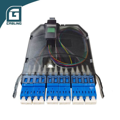 Gcabling G657A2 MPO ODF MPO Male to LC fiber optic patch panel 12 port - Gcabling