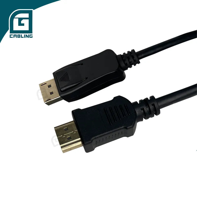 SALES Network Communication Pass Test DP to HDMI Cable DisplayPort 1.2 Male to HDMI  Male Cable Patch Cord