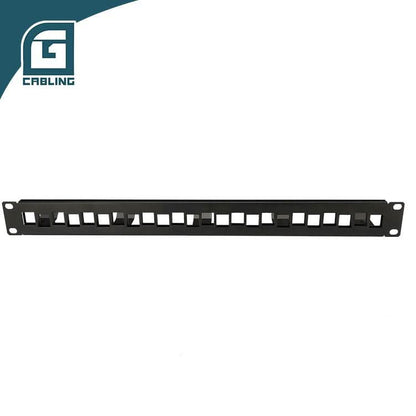 Gcabling UTP keystone patch panel 1U 24 Port Unloaded Patchpanel - Gcabling