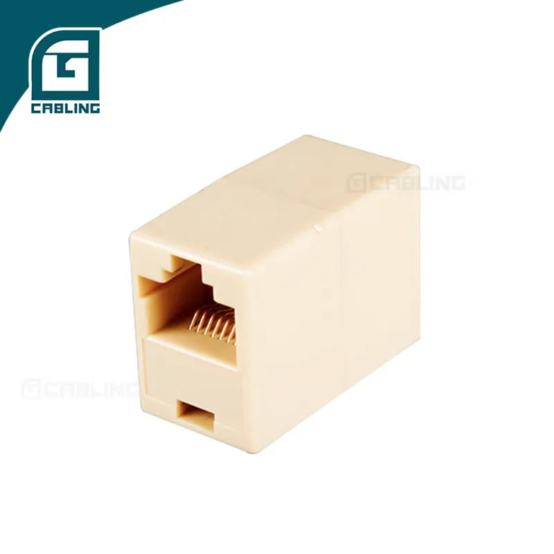  RJ45 to RJ45 Adapter Unshielded White