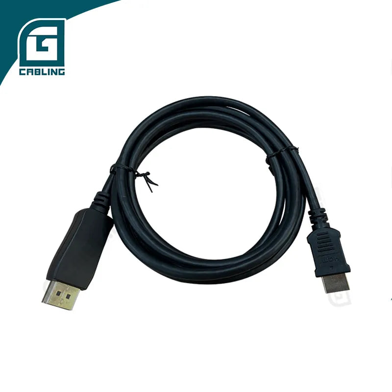 Pass Test DP to HDMI Cable DisplayPort 1.2 Male to HDMI 1.4 Male Cable Patch Cord