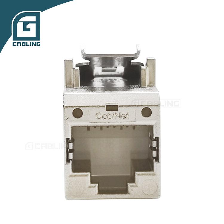 Gcabling Cat6a keystone jack 90 Degree Zinc Alloy Toolless keystone jack - Gcabling