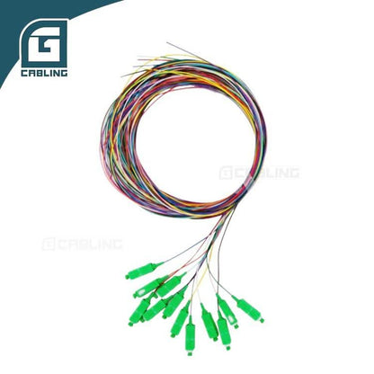 Gcabling SC/APC 12 fiber pigtail 1M sc fiber optic pigtail connector fiber - Gcabling