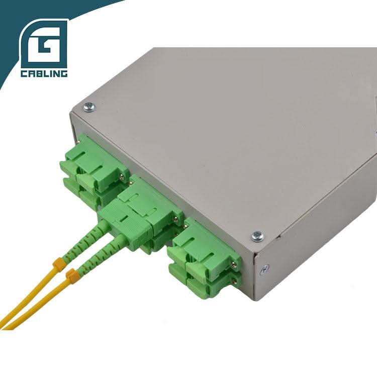 Gcabling 6 Port Fiber Optical Terminal din rail fiber patch panel for SC Duplex - Gcabling