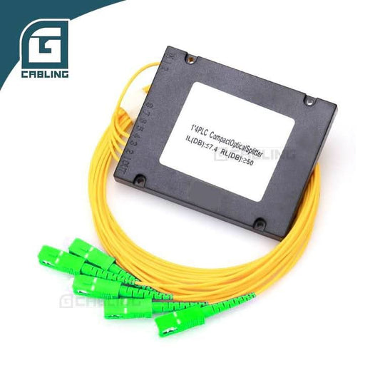 Gcabling plc splitter abs box 1/4 SC APC Metal LGX PLC Splitter - Gcabling