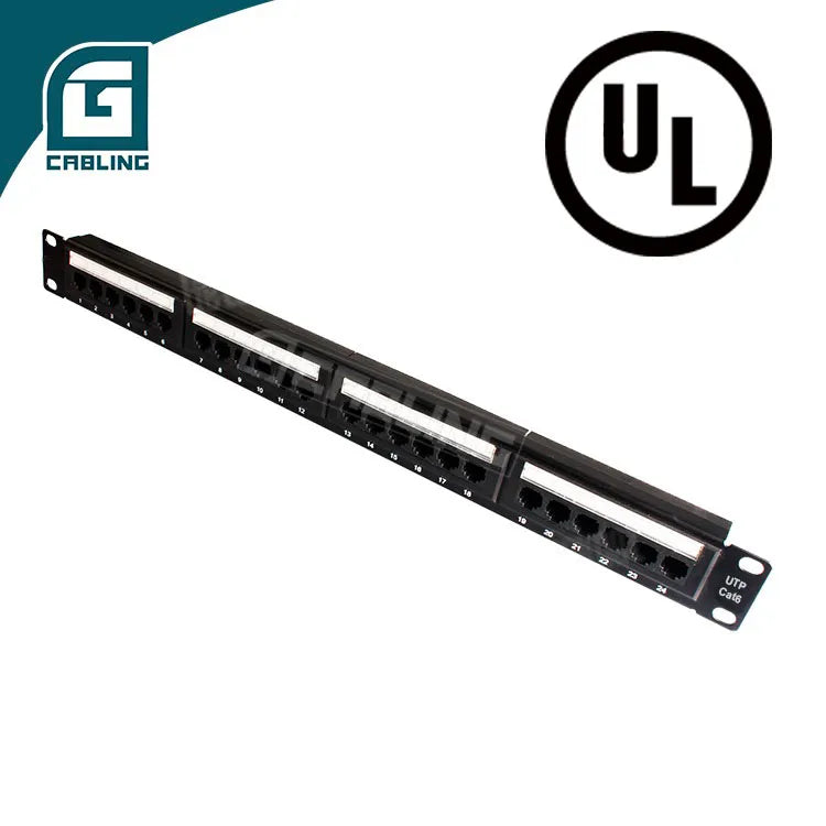 19inch 1U UTP 24  Portl CAT5e patch panel