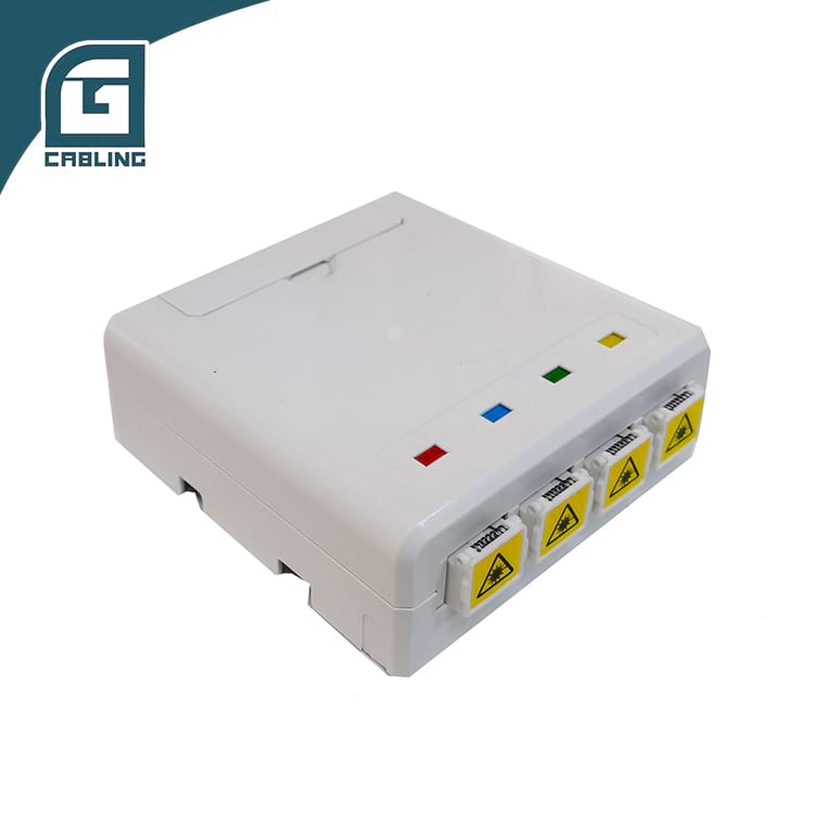 4 Port box fiber optic ABS Optical Box