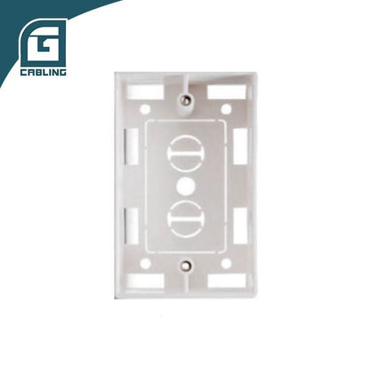 Gcabling US Standard Network Wall Box ABS White Back box - Gcabling